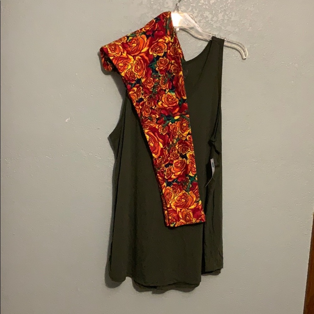 0XL - A.N.A T Tank & LulaRoe Legging